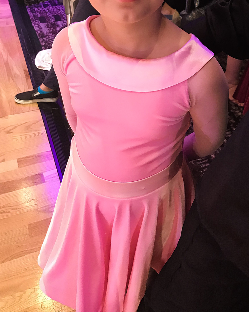 Pre-teen approved costume sample