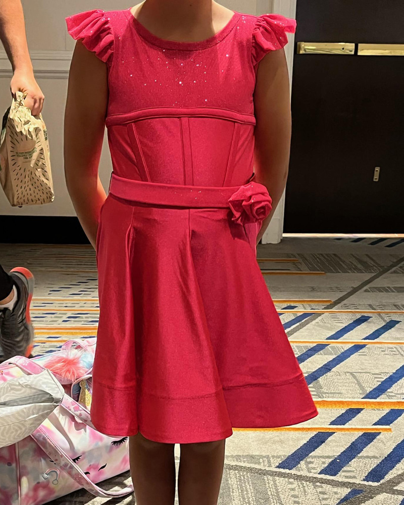 Pre-teen non-approved costume sample