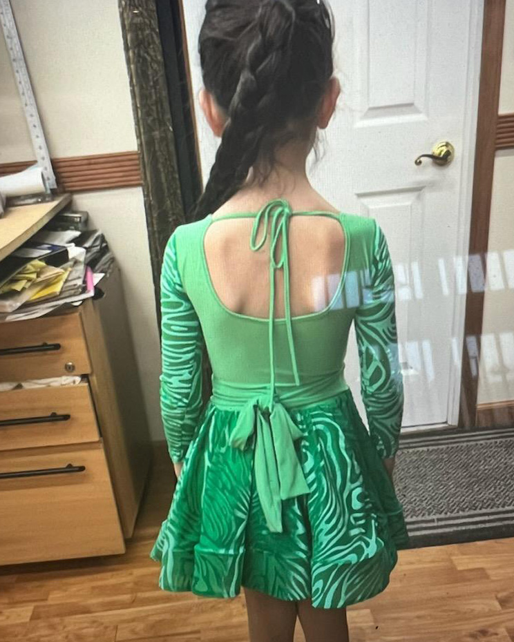 Pre-teen non-approved costume sample